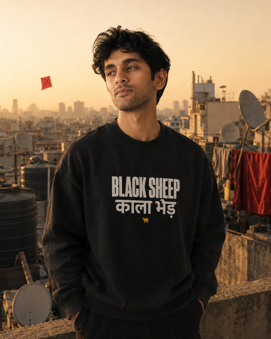 Black Sheep / काला भेड़ — Crewneck